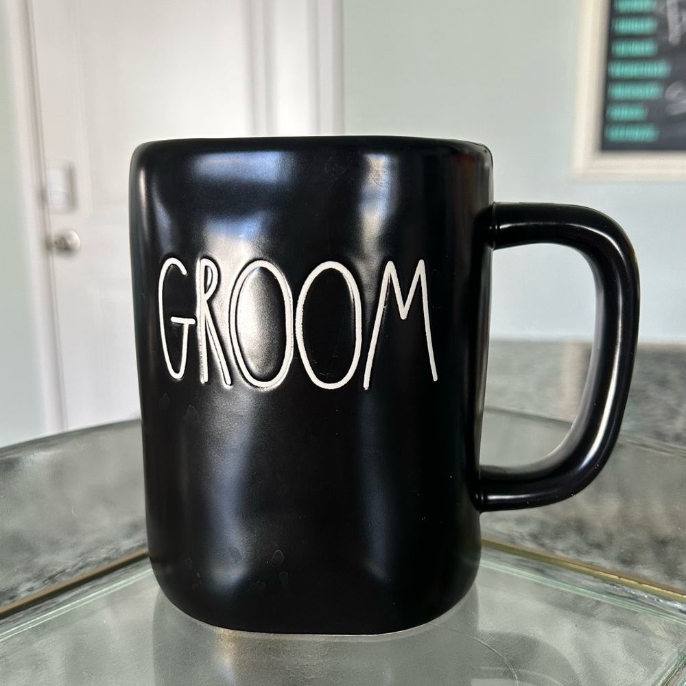 Rae Dunn Groom Black Ceramic Coffee Mug - Men's